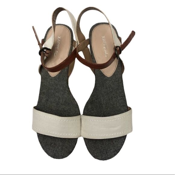 Wedge Sexy Peep Toe Platform Buckle Sandals Sz 9 - Picture 4 of 8